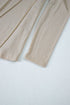 Asymmetric Exposed Seam Detail Drop Shoulder Crew Neck Pullover Top